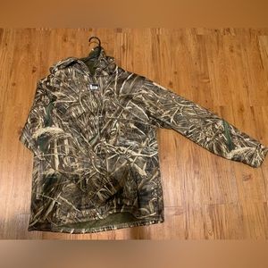 Banded heavy fur pullover